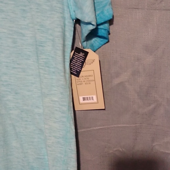 Boy's T-SHIRT NWT sz Large Aquarius Blue - Picture 2 of 4